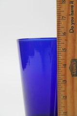 Libbey Cobalt Blue Glass 5 7/8″ Tumbler Drinking Glass Cooler
