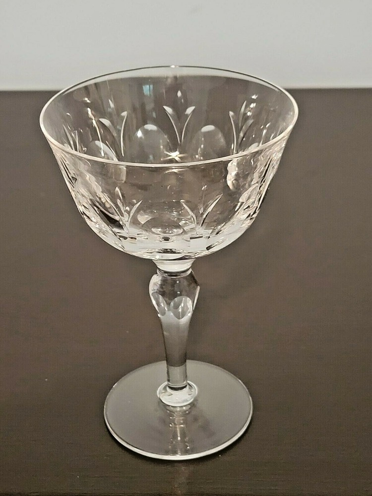 Stuart Crystal Camelot 5 1/2″ H x 3 3/4″ W Champagne Tall Sherbet England
