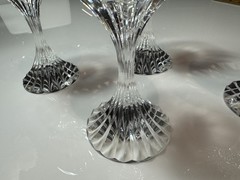 Set of 4 Baccarat Crystal MASSENA 6 3/8″ White Wine Glasses Stunning