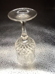 Set of 3 Cristal d’ Arques Longchamp Lead Crystal 2 oz. Cordial Glasses 4.75″ H