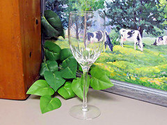 Lenox STARFIRE Water Goblet ~ Newer, Allergo Shape ~ c. 1983-1995