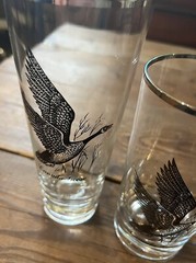 Set Of 3 Vintage Federal Glass Canada Goose Glasses – 2 Highball & 1 Tumbler
