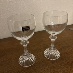 MIKASA «THE RITZ» Crystal Water Goblets / Wine Glasses 7” Set 2