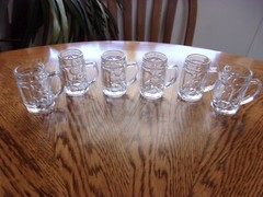 Beer Mini Mug Shot 1.5 Oz Handled – Set of 6