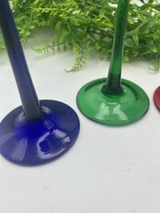 4 Vintage Cordial Glasses Long Stem 10” La Grande Bombay Glasses