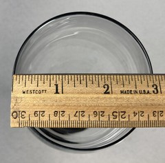 Luminarc Domino Signature Black Tall Water Goblets 8.1in Discontinued Set of 6
