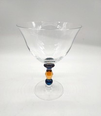 Mikasa Festive Kensington Margarita/Dessert Red Green Glass