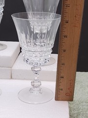 Cristal d’Arques Tuilleries Villandry 8 Ounce Water Goblets 6 1/8″ Set of 4