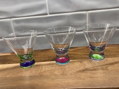 Dansk Spectra Cocktail Glasses Set Of 3