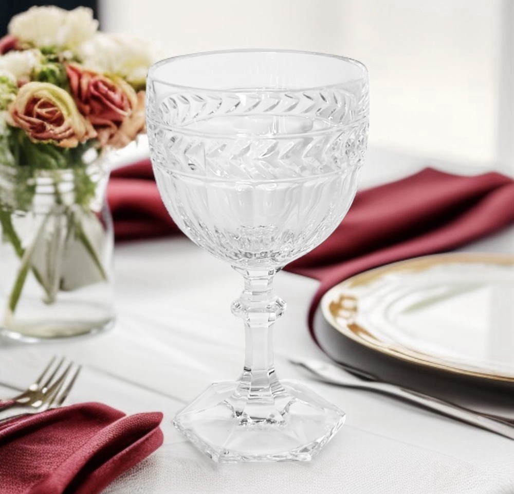 Villeroy & Boch MISS DESIREE Laurel Clear 6” Claret Wine Glass NEW
