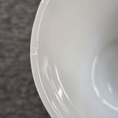 Vintage Fire King Milk Glass Tumbler White Floral Tulips Handled USA Kitchen