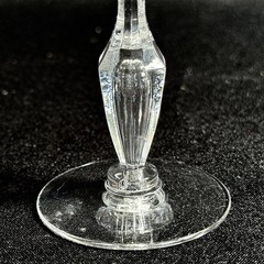 7 Tiffin Franciscan Festival Cordial Glasses Crystal Air Bubble Stem 4 3/8”T