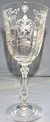 FOSTORIA GLASS CO. NAVARRE CRYSTAL 10-OUNCE TALL WATER GOBLET!!