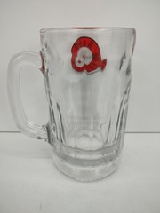 Vintage A&W Root Beer Glass Mug Heavy Clear 5″ Tall Collectible Made in USA