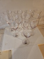 40 Year Old NOS Noritake ROYAL PIERPONT PINK Ice Tea Glasses Set Of 8 Never Used