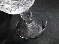 Waterford Crystal Colleen, Short Stem, Thumbprints: Water Goblet (s), 5 1/4″