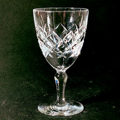 ORREFORS KAROLINA WATER GLASS, Cut Lead Crystal, 5 7/8″, 6 oz, Made in Sweden
