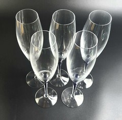 Vintage – 5- Featured in Sex & City -Fluted Champagne Intermezzo Blue-ORREFORS