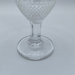 1914 EAPG Indiana Glass Co No 30 (OMN) Cordial Glass Set of 2 AKA Dew & Raindrop