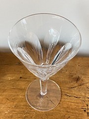 WATERFORD Crystal SHEILA 7” WATER GOBLET Stem Mint Signed Discontinued