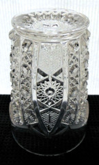 Imperial Glass Clear Daisy & Button 8 oz Flat Tumbler