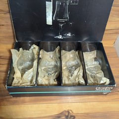 Orrefors Elixir Wine Tasting Glasses By Nils Lanberg 1969 Original Box