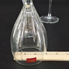 4 Enchante Cristal D’Arques Durand Crystal Stem Goblets Water Glasses 8 5/8″