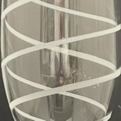 Mikasa Cheers Etched White 4pc Champagne Flutes/Wine Glasses China 9.75″t 8oz
