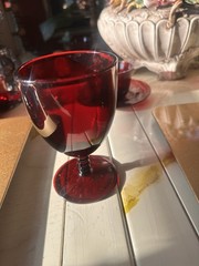 74 Vintage Duncan Miller Ruby Red/Anchor Hocking Royal Ruby Drinkware 65 Pieces