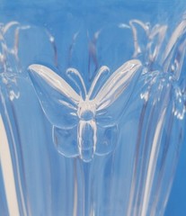 LENOX Butterfly Meadow Highball Iced Tea Clear Glass Full Lead Crystal 6.5″