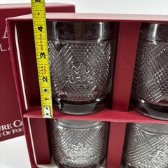 Ralph Lauren Safari Signature Collection Lion Crest Glasses Set of 4 Cocktail