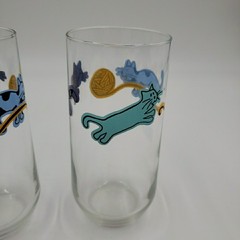 Raining Cats and Dogs Tumbler 14 oz Drinking Glass by Citation Y2K Cute Animals