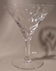 Seneca Fleur De Lis Champagne Sherbet Glass 5 1/5″ EXCELLENT!
