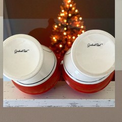 Grasslands Road Set Of Two Large Wine Goblet Glass Stemmed Santa Face Christmas