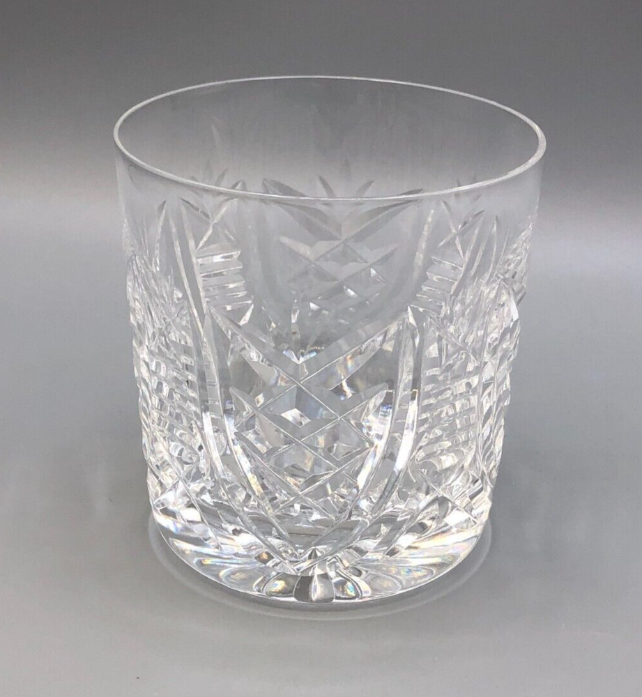 Clare clear Crystal by Waterford individual Single Old Fashioned Glass 3.5″