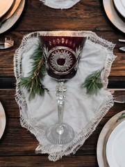 The Karl KLOKOTSCHNIK Cut Crystal Wine Goblet Set Of 5