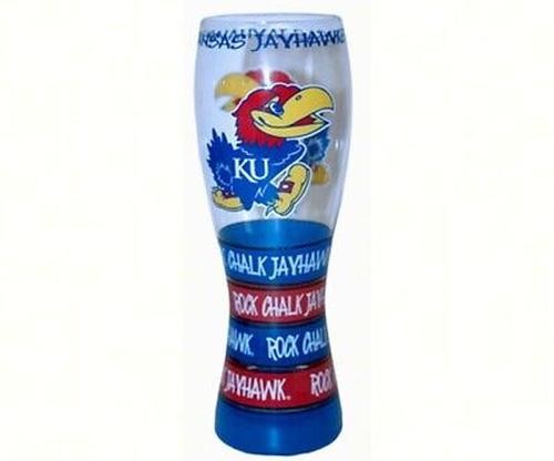 RESALE SHOP – JENKINS Pilsner Glass Kansas Jayhawks JENKINS12965