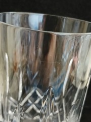 One (1) Waterford Clear Crystal Lismore Highball Glass 5.75″ H