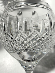 8 WATERFORD CRYSTAL CLARENDON WATER WINE GLASSES ARTIST SIGNED «JIM O’LEARY»