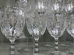 Set of 11 Duncan Miller Water Wine Goblet Glasses 6 7/8″