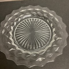 Fostoria AMERICAN 9 1/2″ Large Salad Plates 050 550 SETS OF FOUR EUC