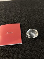 Clear Pebble Pendant Without Cord In Baccarat Crystal