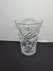 Set of 6 Anchor Hocking «Star of David» 3.5″ Oatmeal Juice Glasses Flared Top