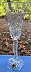 TWO Waterford Crystal I Love Lismore w Hearts Champagne Glasses Toasting Flutes