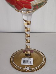 Two Celebrations by Mikasa Hand Painted Cheer Wine Glasses The Original Box New