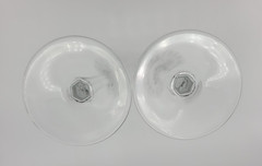 Set of 2 Crystal VILLEROY & BOCH OCTAVIE Champagne Flutes Glasses 8.75″ Tall