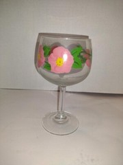 Franciscan Desert Rose Wine Glass All Purpose Vintage
