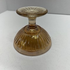 Vintage – Depression Glass Carnival Marigold Champagne Coupe Dessert Glassware