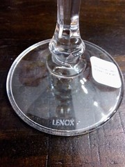 New Lenox Crimson Wine Glasses (Set of 4) 8 7/8″H Original Box
