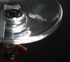 CAMELOT by STUART Water GOBLET England Hand Blown 7 1/8 in H
